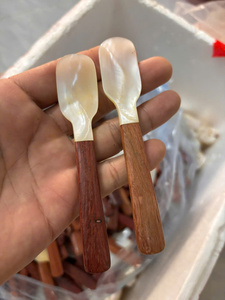 ถาดเปลือกหอยธรรมชาติลดราคาพิเศษ จานมุกขัดเงา จานใส่ไข่ปลาคาเวียร์ ของขวัญสุดหรู ขายส่ง - Product Image 2