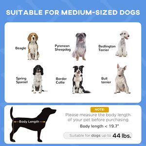 Cuccia Portatile per Cani da 30 Pollici Blu Scuro con Tettuccio Parasole Anti-UV per Animali di Piccola Taglia e Gatti, Rimovibile e Lavabile - Product Image 4