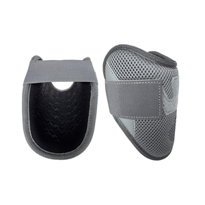 Protège-coudes en maille légère pour adultes, équipement de protection sportive, utilisation toutes saisons, couleur grise, design respirant - Product Image 6