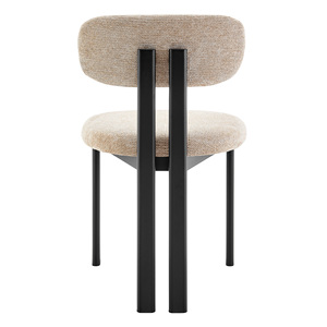 Chaises de salle à manger modernes rembourrées de style européen, chaise de salle à manger élégante en bois massif de style nordique - Product Image 5
