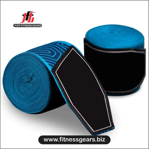 อุปกรณ์ฟิตเนส JUST FITNESS ดีไซน์ใหม่ โลโก้สั่งทำได้ ผ้าพันมือสำหรับชกมวยหลากสี พร้อมตัวล็อคแบบตะขอและห่วง คุณภาพสูงกว่า - Product Image 6