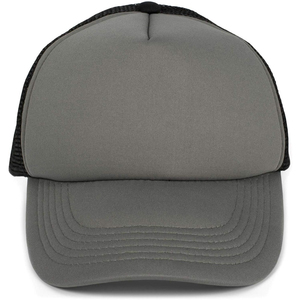 Casquette de camionneur classique personnalisée en toile avec panneaux avant en mousse et maille, fermeture snapback en plastique, logo imprimé personnalisé, toutes tailles - Product Image 6