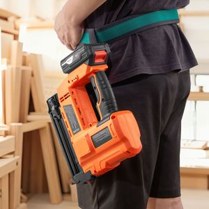 2 1 Cordless 18 Gauge Brad Nailer <b>Staple</b> Gun 20V 500pcs Nails <b>Staples</b> 20V Battery Powered Nail Gun <b>Staple</b> Gun Pneumatic Nailers - Product Image 4
