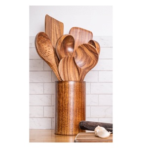 Article très vendu, écologique, compatible lave-vaisselle, ustensiles à salade, cuisine à domicile, fabriqué en Inde - Product Image 6