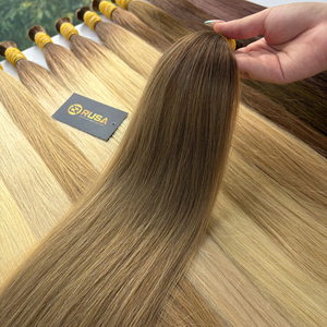 Extensiones de Cabello Humano Virgen Vietnamita Rusa Hanoi, Doble Trama a Máquina, Súper Doble Trama, 100g, Estilo Puntas Llenas, 1 Paquete - Product Image 3