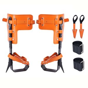 Graffette da Arrampicata in Acciaio Legato, Capacità di Carico 350 libbre, 1 Paio per Attrezzatura da Arrampicata su Alberi con Cinghie Protettive - Product Image 1
