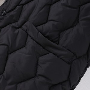 Snowmobile Waterproof Breathable Double Breasted Button Padded Vest-Warm <strong>Lined</strong> Woolen Quilted <strong>Gilet</strong> for Winter Ride Adventures - Product Image 5