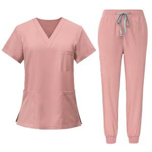 Luxury Medical Scrub <b>Sets</b> for Men Women Canvas Nursing Uniforms for Hospital Workers Male Female Joggers Scrubs <b>Doctor</b> Style - Product Image 3