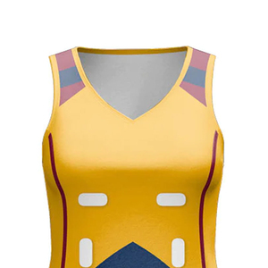 Nouvelle conception respirante, robe de netball personnalisée pour filles, maillot de netball confortable en tissu doux pour femmes, service OEM - Product Image 5