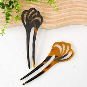 Élégante Pique à Cheveux Artisanale Écologique Classique en Véritable Corne de Bœuf de Haute Qualité Personnalisable Polie AL MALIK CRAFT - Product Image 4