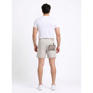 Men's Custom Label <b>Wrap</b> Front Shorts Recycled Nylon Elastane Technical Twill Streetwear 4 Way <b>Stretch</b> XXS XS 2XL OEM Tailored - Product Image 2