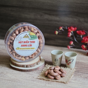 Noix de cajou grillées non décortiquées de qualité supérieure biologique du Vietnam W240, beurrées et salées, en boîte ronde de 500 g - Fabriquées directement dans l'usine du Vietnam - Product Image 4