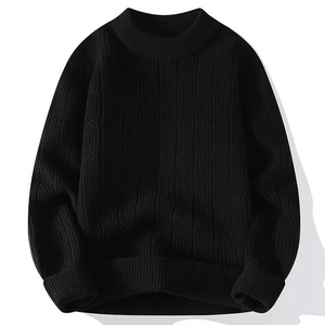 Suéter de Punto para Hombre con Logotipo Personalizado al Mejor Precio, Suéter de Punto de Lujo para Hombre con Diseño de Logotipo Personalizado OEM - Product Image 1