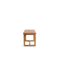 Banco de Patio de Madera Moderno, Diseño Minimalista, Muebles de Exterior Duraderos, 2 Plazas, para Jardín, Terraza, Mini Bosque - Product Image 5