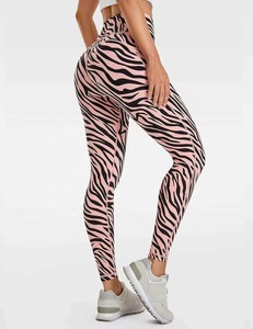 Leggings respirants taille haute imprimé léopard longueur cheville pour le fitness et le yoga – Vêtements de sport en gros - Product Image 4