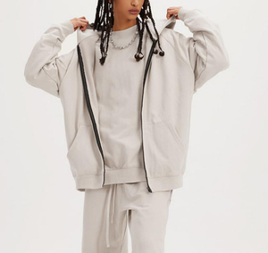 Sweat-shirt à capuche surdimensionné personnalisé pour hommes, en molleton de coton épais, style streetwear, à épaules tombantes, vente en gros - Product Image 4