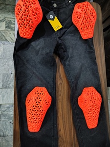 Pantalones vaqueros de carreras con almohadillas Rojas aprobadas por Ce de nivel 2 para hombres y mujeres, pantalones protectores estampados para montar en motocicleta para adultos - Product Image 6