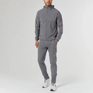Waterproof Nylon Tracksuit Set <b>Women</b> Men Windbreaker <b>Jacket</b> Pants Custom Sportswear Bulk OEM Manufacturer - Product Image 1