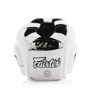 อุปกรณ์ป้องกันศีรษะสำหรับชกมวย Fairtex คุณภาพพรีเมียม ผลิตตามสั่ง หนังแท้ ป้องกันใบหน้าสำหรับคิกบ็อกซิ่ง อุปกรณ์ป้องกันศีรษะสำหรับชกมวย - Product Image 4