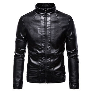 Online Free Sample Men's PU <b>Leather</b> Fashion Motorcycles <b>Jackets</b> <b>Faux</b> Multi Color Men <b>Jackets</b> - Product Image 4