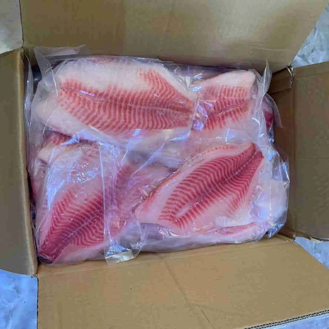 冷凍魚の新鮮なPANGASIUSFILLET/Tilapiaサプライヤーブロックバルクスタイルパッケージパッケージ重量ポンド棚を購入する