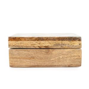 Floral Polka Dot Printed Polished Handmade Luxury Gift Packaging <b>Wooden</b> <b>Boxes</b> Foldable Lid UV Advantage Jewelry Indian - Product Image 4