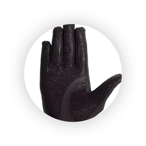 Gants d'équitation en cuir unisexe demi-doigts de qualité supérieure avec fermeture à boucle – Vente en gros de gants d'équitation - Product Image 4