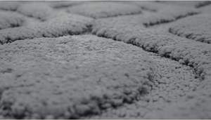 Minimalist Rectangle Chenille Bath Mat Solid Color Anti Slip Rubber Backing For Bathroom <b>Floor</b> - Product Image 4