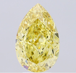 Diamante Cultivado en Laboratorio con Certificación IGI, 4.65 CT, Corte Pera Modificado, Color Amarillo Intenso Fantasía, Claridad VS1, CVD LG 642429218, ROYAL GEMS - Product Image 2