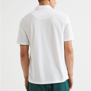 Camiseta polo personalizada 100% algodón para hombre, con bloques de color, manga corta, corte ajustado, en varios colores. - Product Image 2