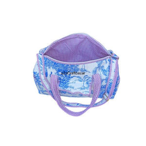 กระเป๋าผ้าดัฟเฟิลสุดหรูสั่งทำพิเศษ 100% ผ้าฝ้าย ขนาดใหญ่ พับเก็บได้ หลายสี สไตล์วินเทจ สำหรับชายหาด ฤดูร้อน ฤดูหนาว พกพาสะดวก ทนทาน - Product Image 6