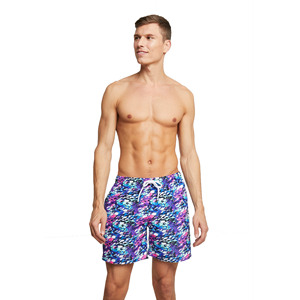 กางเกงขาสั้นชายหาดลำลองสำหรับผู้ชาย โพลีเอสเตอร์ 100% แห้งเร็ว กันน้ำ มีเชือกผูกเอว มีกระเป๋า เหมาะสำหรับเล่นเซิร์ฟ ว่ายน้ำ กีฬาทางน้ำ - Product Image 1