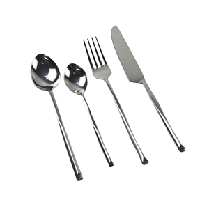 Classic Stainless Steel Flatware Set With <b>Mirror</b> Polish Sustainable Metal Cutlery Spoon Set for Home Weddings Giveaways - Product Image 2