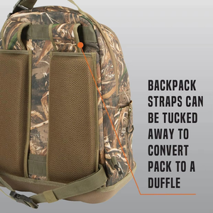 Sac de chasse léger et robuste pour l'extérieur, design camouflage, imperméable, unisexe, pour adulte, avec points de fixation pour accessoires de chasse - Product Image 3