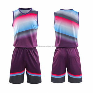 Conjunto de baloncesto reversible personalizable, ropa deportiva transpirable de secado rápido, sublimación, diseño personalizado, logotipo, uniforme de talla grande - Product Image 2