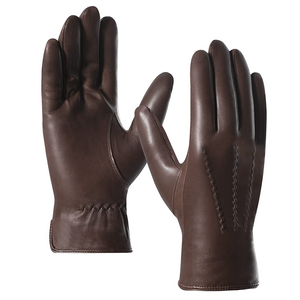 Nouveaux gants de luxe pour hommes, mode haut de gamme, en cuir véritable, pour l'automne et l'hiver, mitaines de conduite, prix abordable, OEM - Product Image 2