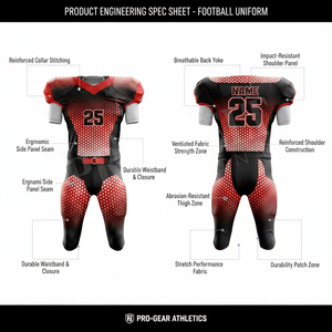 2026 New Latest Whole Sale Comfortable Sublimation Football Apparel Jersey Pants Uniform <b>Set</b> Sportswear Team Padded Football Kit - Product Image 2