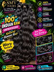 Extensiones de Cabello REMI HAIR Grado 13, Sin Caída, Ondulado Remy, Cabello Virgen Indio, Hecho a Máquina, Paquete de 100g - Product Image 6