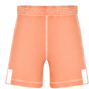Shorts de rugby blancs pêche, taille élastique avec cordon de serrage, pour entraînement et match, vêtements de sport légers pour équipes - Product Image 2