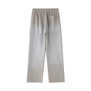 Pantalon de survêtement en coton pour homme, coupe droite, taille élastique avec cordon de serrage, décontracté, avec poches latérales, léger, pour l'automne - Product Image 2