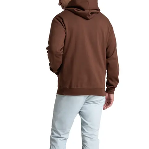 Sweat-shirts décontractés pour hommes, fabriqués en usine OEM, surdimensionnés, avec logo personnalisé imprimé en relief. - Product Image 5