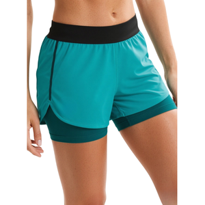 Shorts de Yoga Negros de Cintura Alta para Mujer, Corte Holgado, Secado Rápido, Cintura Elástica, Casuales de Verano, para Entrenamiento, Running, Tallas Grandes - Product Image 4