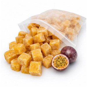Délicieux cubes de fruits de la passion surgelés IQF en vrac, fabriqués au Vietnam selon les normes internationales, prix usine - Product Image 1