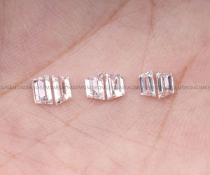 Diamante trapezoidal cultivado en laboratorio de 0.30 ct, claridad VVS-VS, corte excelente, certificado IGI, para pendientes, aretes, par de diamantes trapezoidales - Product Image 4