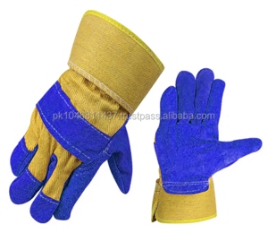 Gants de sécurité confortables en cuir de vachette pleine fleur, certifiés CE, résistants à la chaleur, anti-coupure et antidérapants - Product Image 2