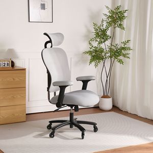 Sedia da Ufficio Ergonomica Grande e Alta con Schienale Regolabile, Poggiatesta Angolabile e Supporto Lombare Adattivo, Sedia Gaming Traspirante in Rete - Product Image 6