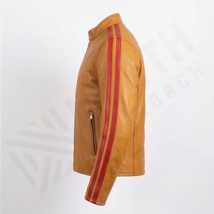 Chaqueta de Motociclista de Cuero Genuino para Hombre de la Mejor Calidad, Nueva Colección de Invierno, Chaquetas de Motocicleta con Protecciones Desmontables Personalizadas - Product Image 3