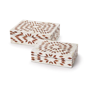Handmade Classic <b>Black</b> Leaf Pattern Bone Inlay Eco-Friendly Wooden Box Magnetic Engraved Square Jewelry Organizer Storage - Product Image 5