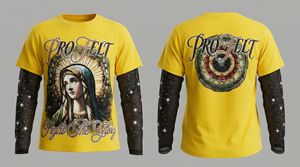 Ropa de Moda Urbana Cómoda, Elegante y a la Moda, Venta al por Mayor, Camiseta de Manga Corta Doble con Pedrería, 100% Algodón - Product Image 6