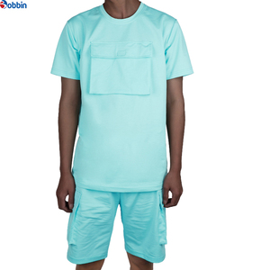 Ensemble short cargo imprimé respirant et confortable pour l'été, personnalisable, grande taille pour hommes, séchage rapide, ensemble 2 pièces pour le jogging - Product Image 4